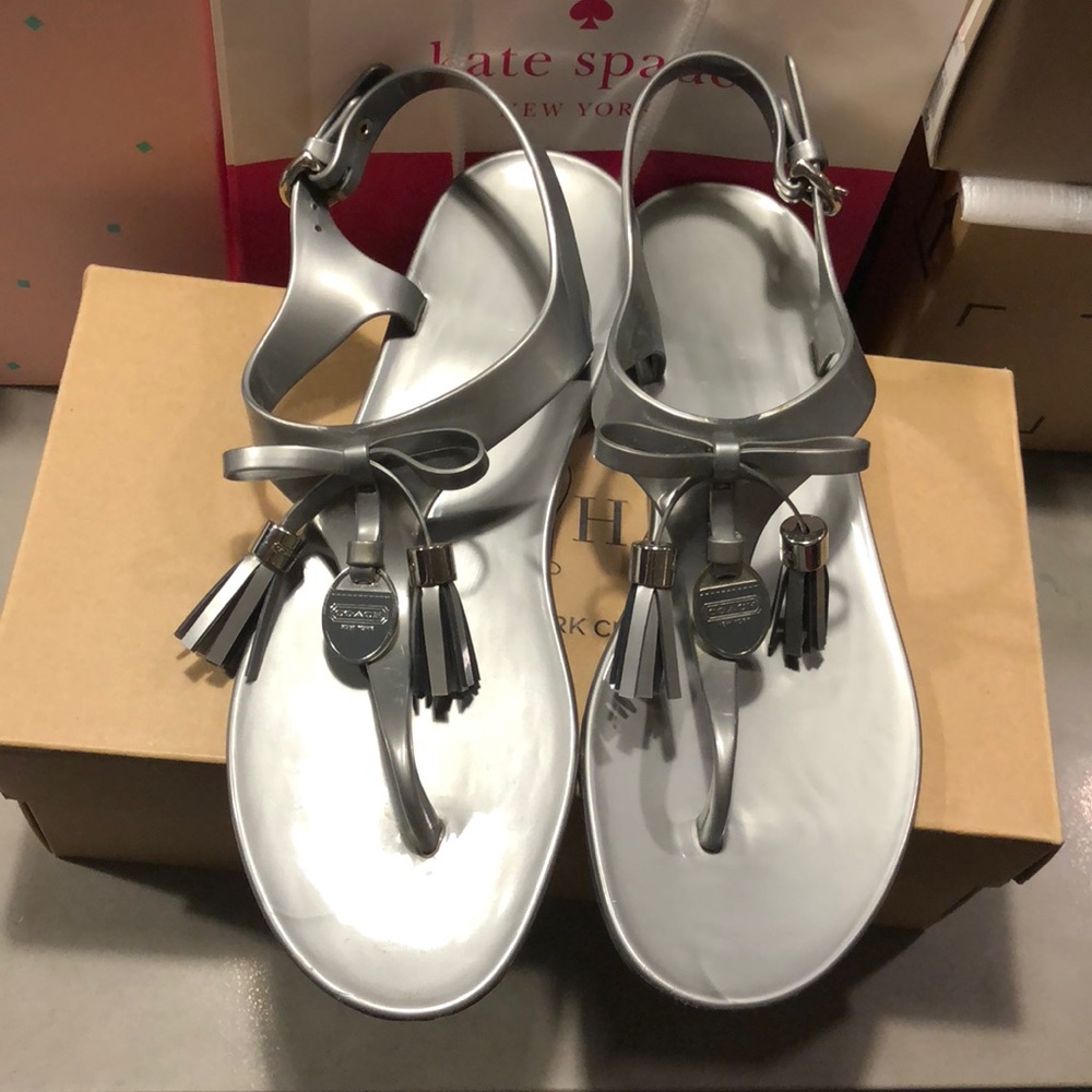 Coach Jelly Sandals Size 8
